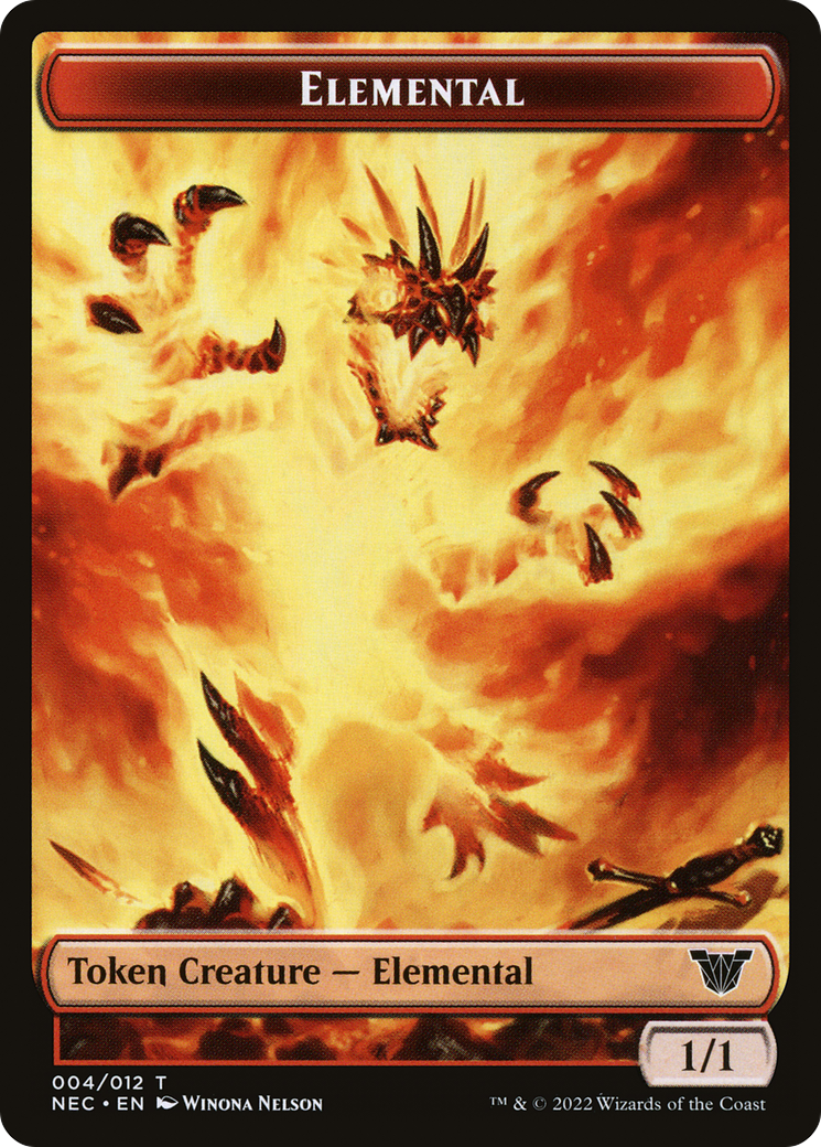 Elemental  [Neon Dynasty Commander Tokens]