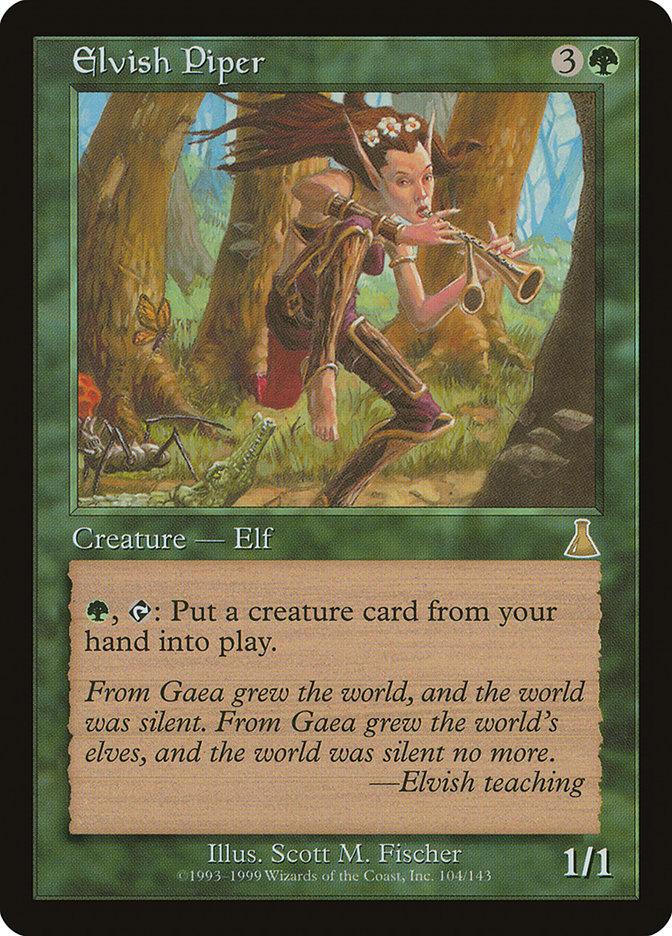 Elvish Piper [Urza's Destiny] Foil
