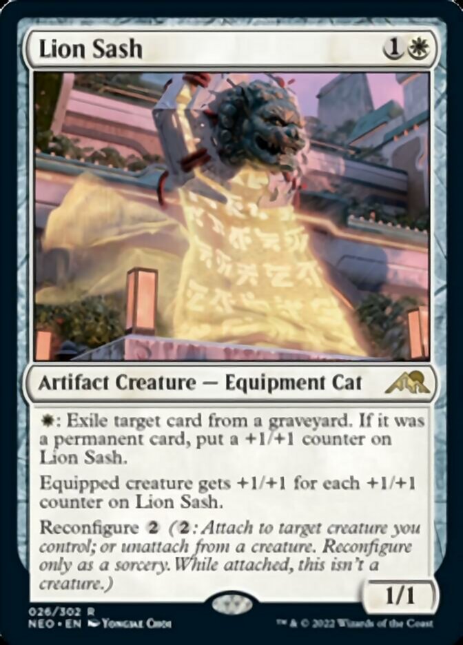 Lion Sash [Kamigawa: Neon Dynasty] Foil
