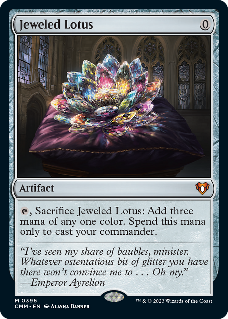 Jeweled Lotus [Commander Masters] Foil
