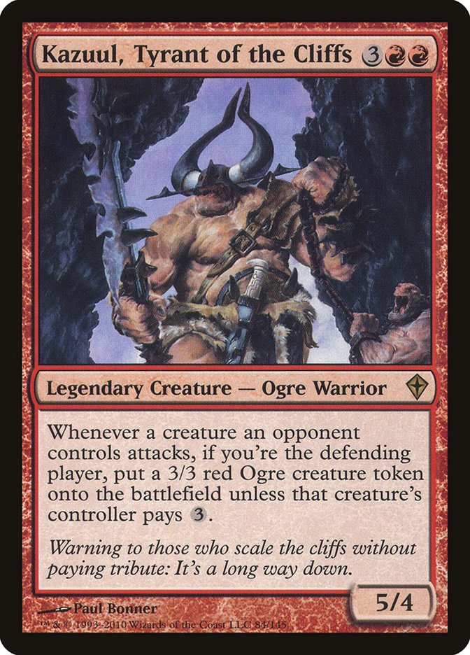 Kazuul, Tyrant of the Cliffs [Worldwake] Foil