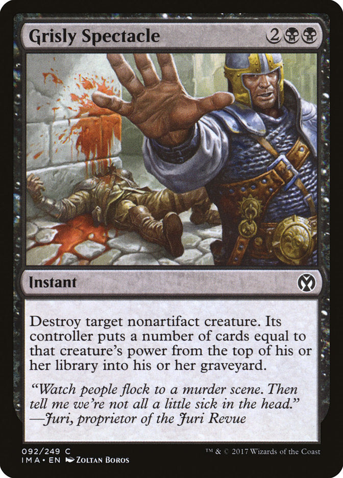 Grisly Spectacle [Iconic Masters] Foil
