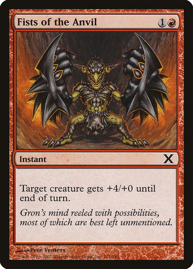 Fists of the Anvil [Tenth Edition] Foil