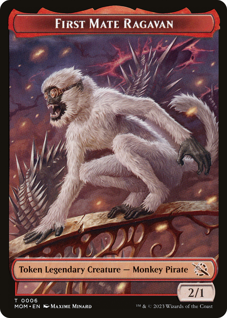 First Mate Ragavan  [March of the Machine Tokens]