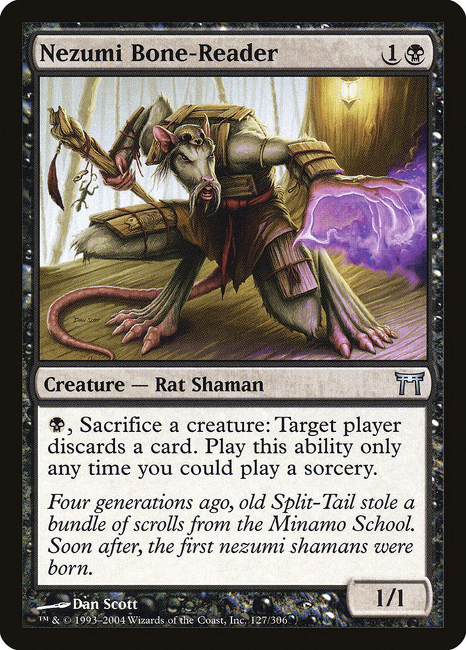 Nezumi Bone-Reader [Champions of Kamigawa] Foil