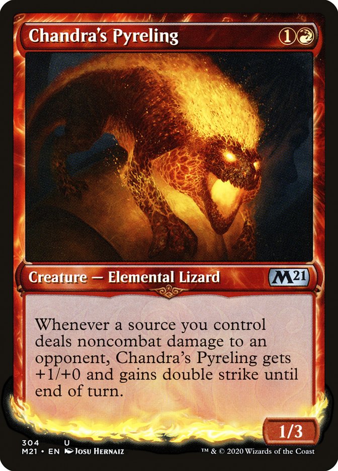 Chandra's Pyreling (Showcase) [Core Set 2021] Foil