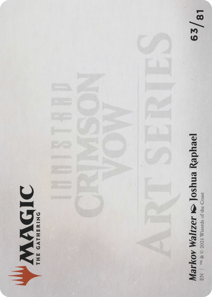 Markov Waltzer // Markov Waltzer  [Crimson Vow Art Series] (Borderless)
