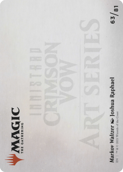 Markov Waltzer // Markov Waltzer  [Crimson Vow Art Series] (Borderless)
