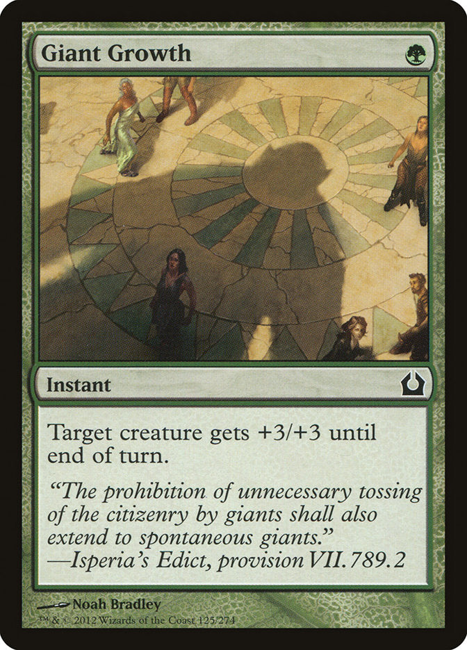 Giant Growth [Return to Ravnica] Foil