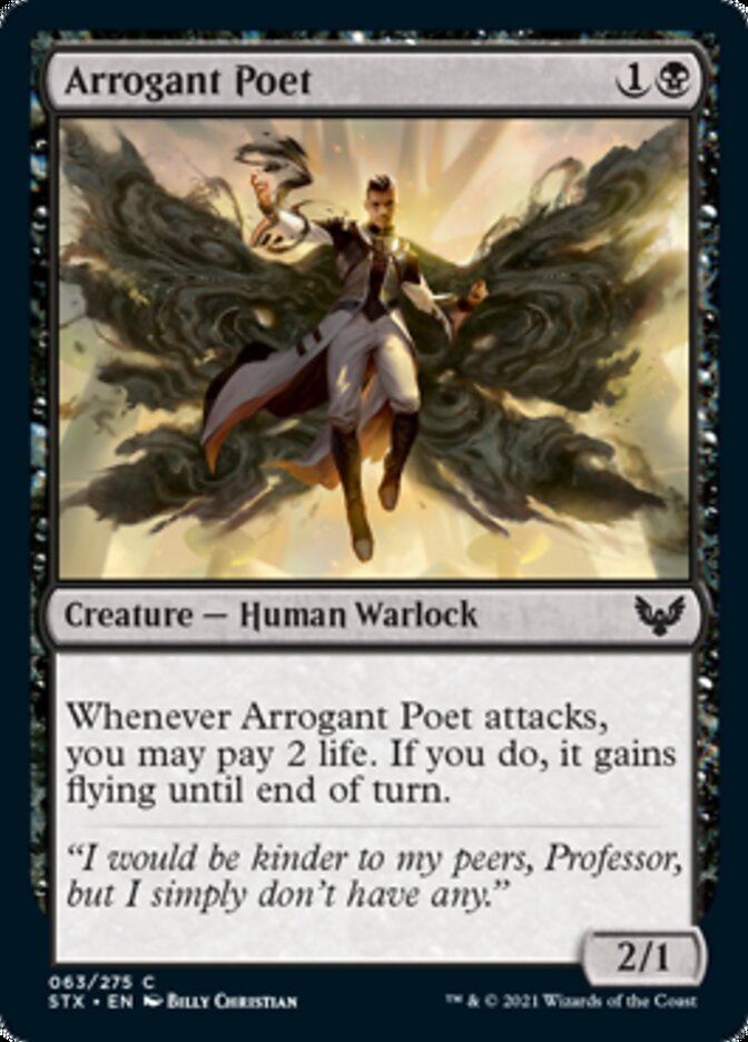 Arrogant Poet [Strixhaven: School of Mages] Foil