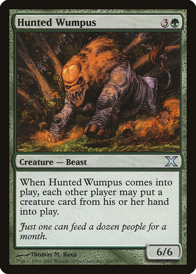 Hunted Wumpus [Tenth Edition] Foil