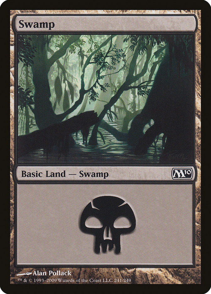 Swamp (241) [Magic 2010] Foil