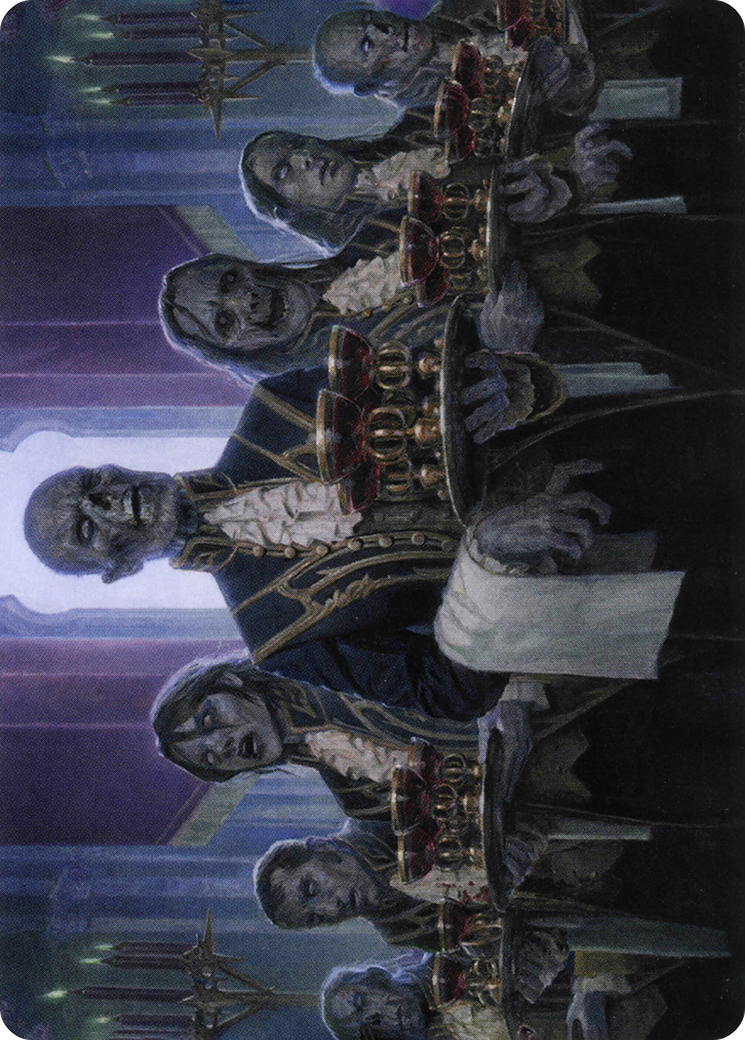 Dying to Serve // Dying to Serve  [Crimson Vow Art Series] (Borderless) Foil