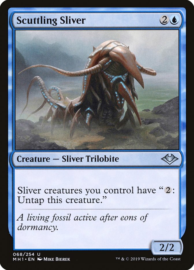 Scuttling Sliver [Modern Horizons] Foil