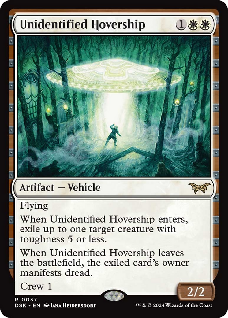 Unidentified Hovership [Duskmourn: House of Horror] Foil