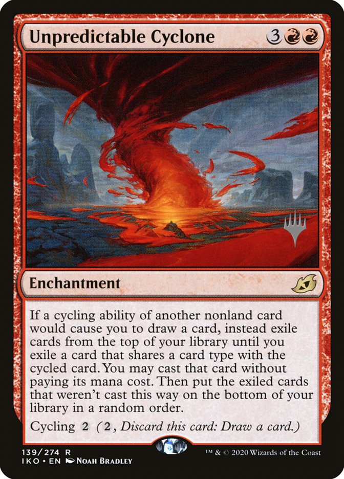 Unpredictable Cyclone (Promo Pack) [Ikoria: Lair of Behemoths Promos] Foil