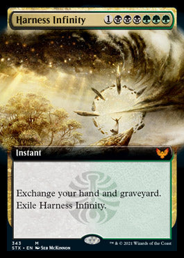 Harness Infinity (Extended Art) [Strixhaven: School of Mages] Foil
