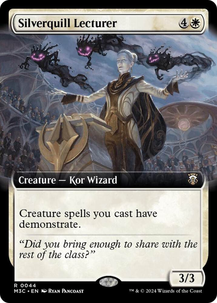 Silverquill Lecturer (Extended Art) [Modern Horizons 3 Commander]