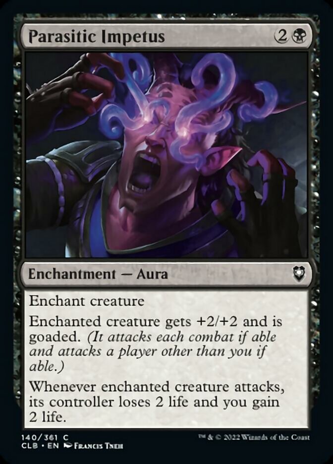 Parasitic Impetus [Commander Legends: Battle for Baldur's Gate] Foil