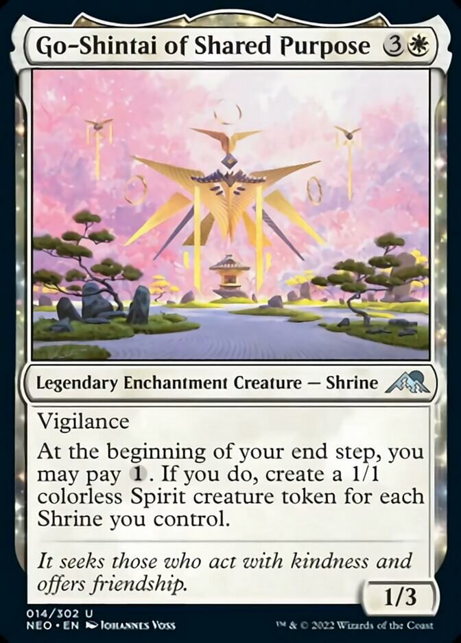 Go-Shintai of Shared Purpose [Kamigawa: Neon Dynasty] Foil