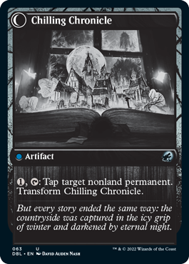 Mysterious Tome // Chilling Chronicle [Innistrad: Double Feature] Foil
