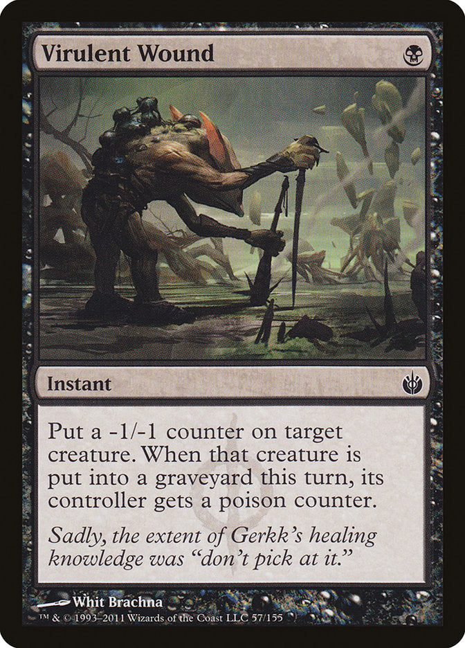 Virulent Wound [Mirrodin Besieged] Foil