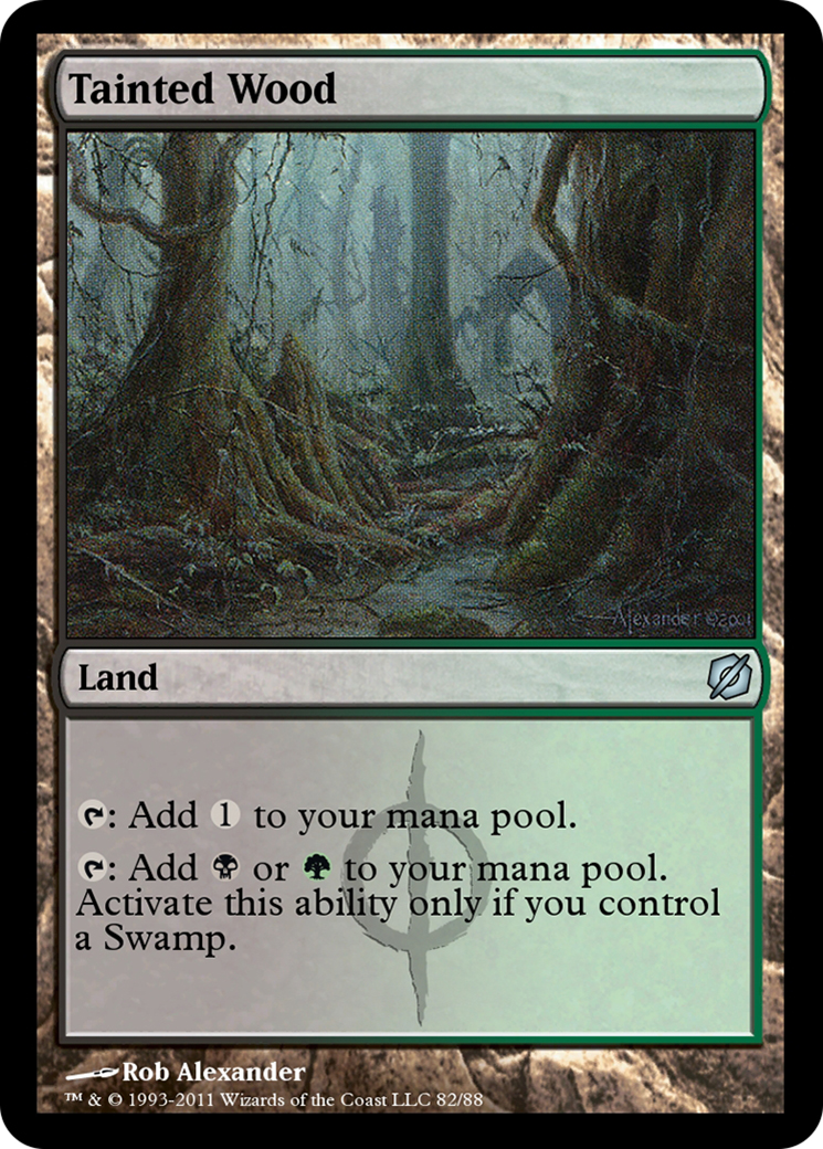 Tainted Wood  [Duel Decks: Mirrodin Pure vs. New Phyrexia]