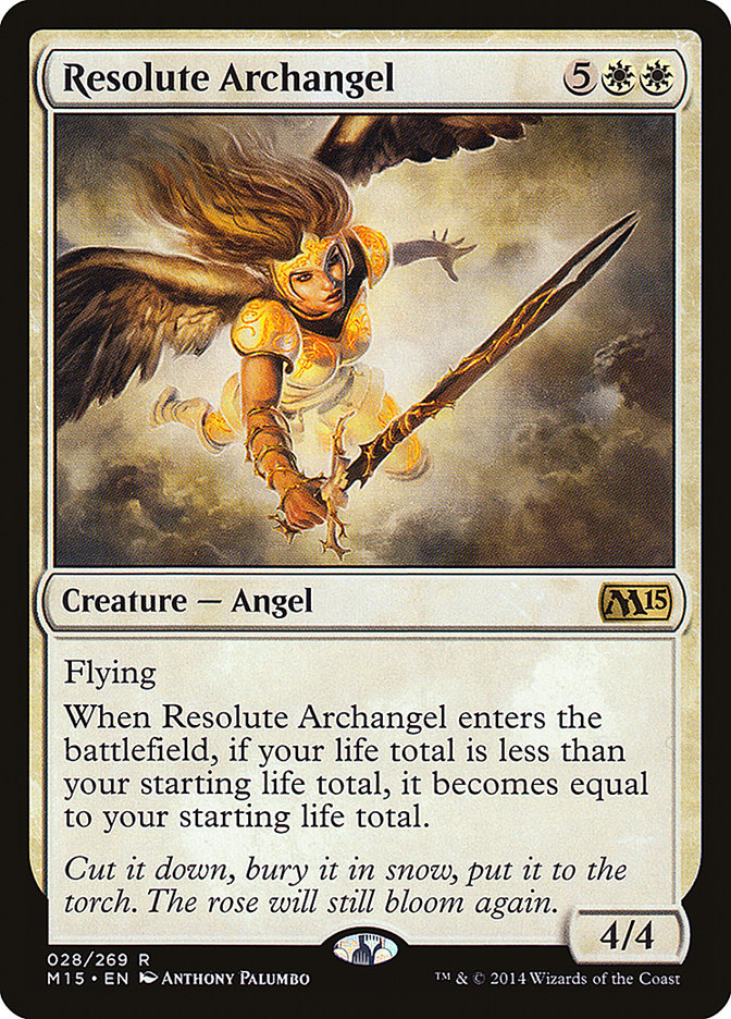 Resolute Archangel [Magic 2015] Foil