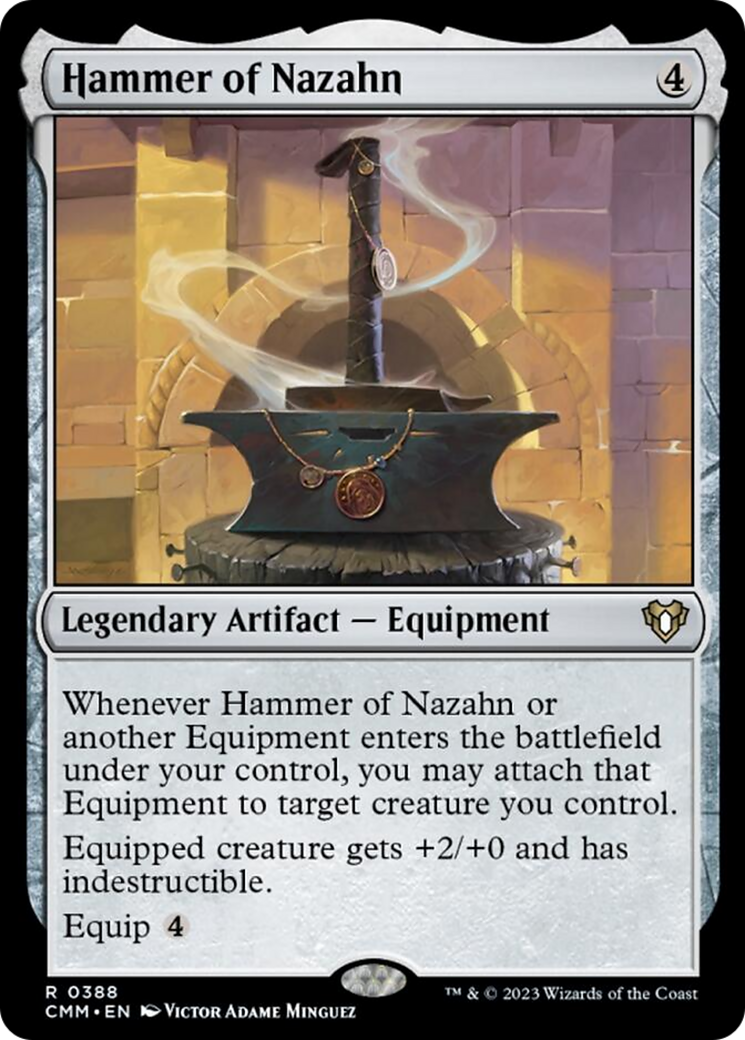 Hammer of Nazahn [Commander Masters] Foil