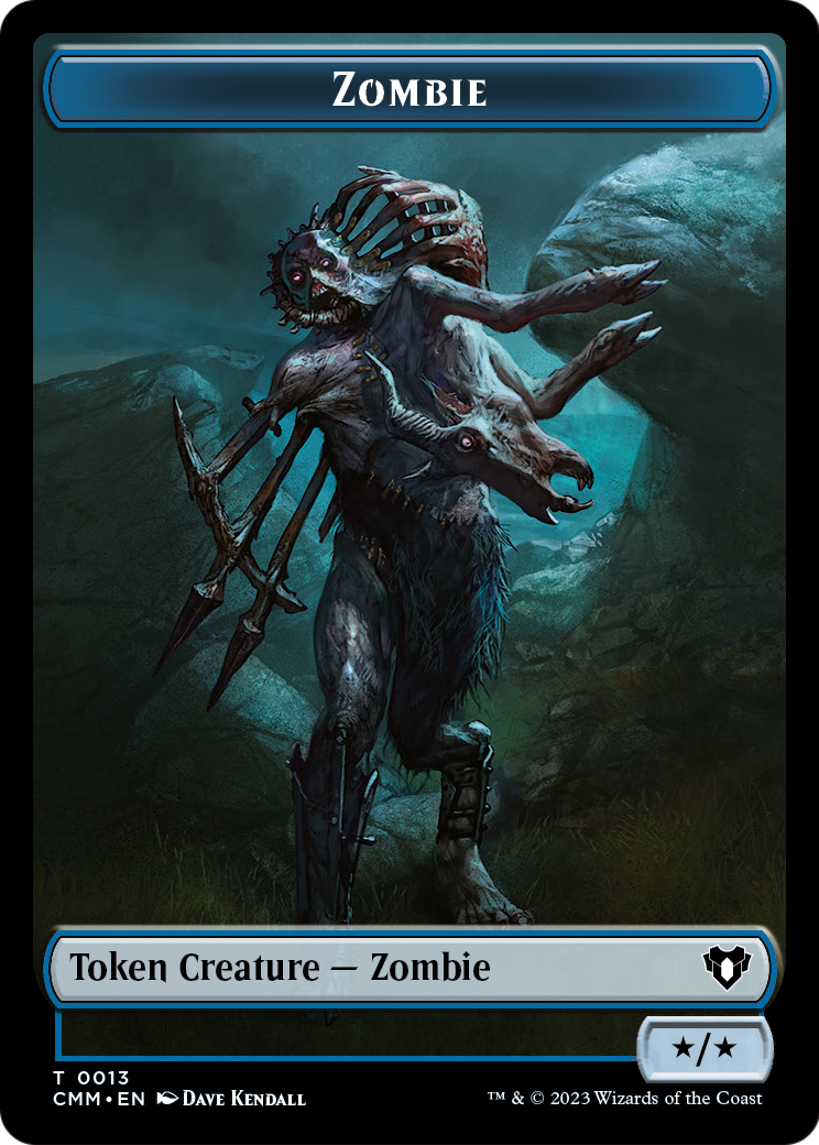 Zombie  [Commander Masters Tokens] Foil