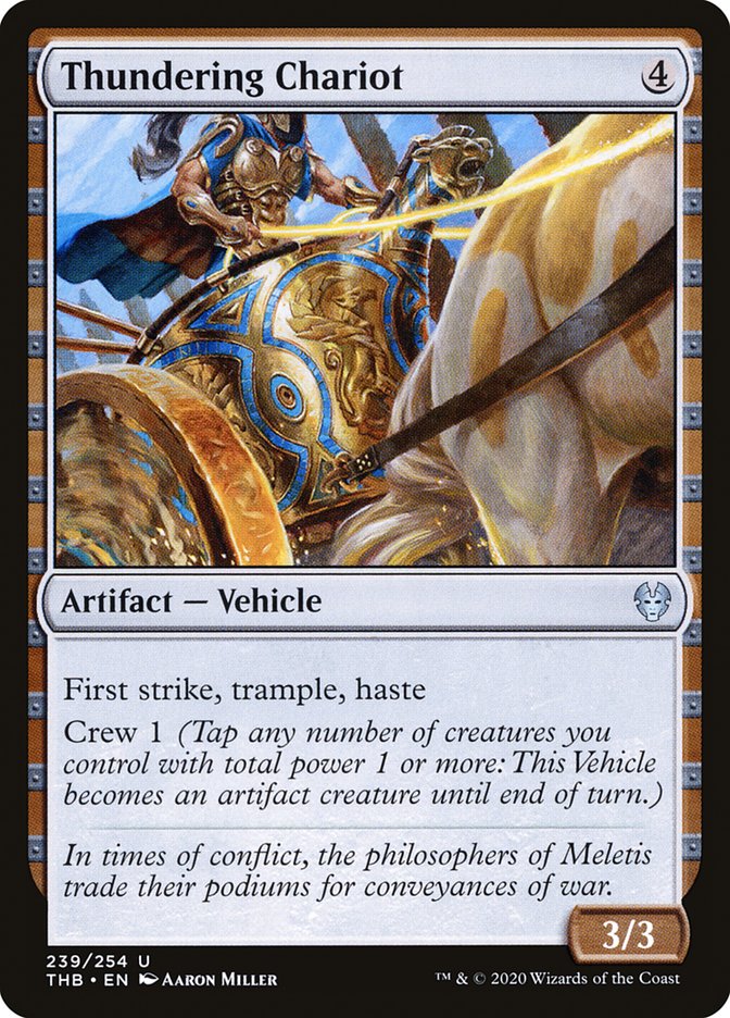 Thundering Chariot [Theros Beyond Death] Foil