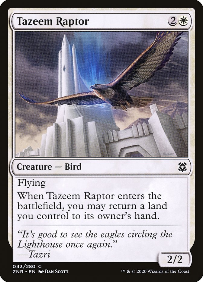 Tazeem Raptor [Zendikar Rising] Foil