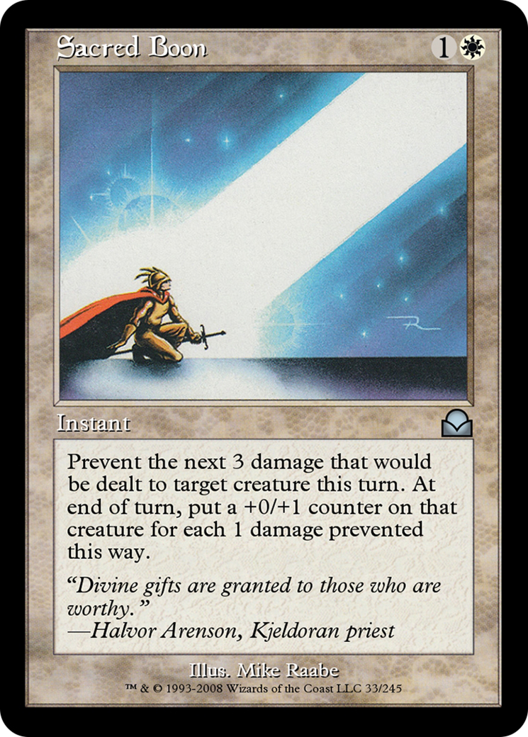 Sacred Boon  [Masters Edition II]