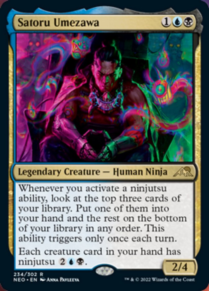 Satoru Umezawa [Kamigawa: Neon Dynasty] Foil