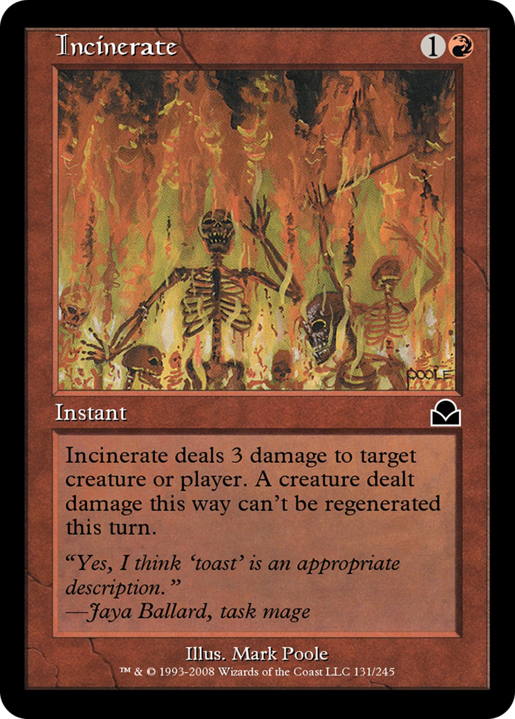 Incinerate  [Masters Edition II] Foil