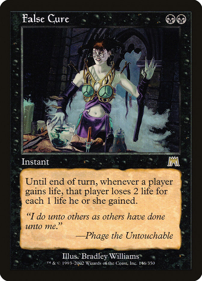 False Cure [Onslaught] Foil