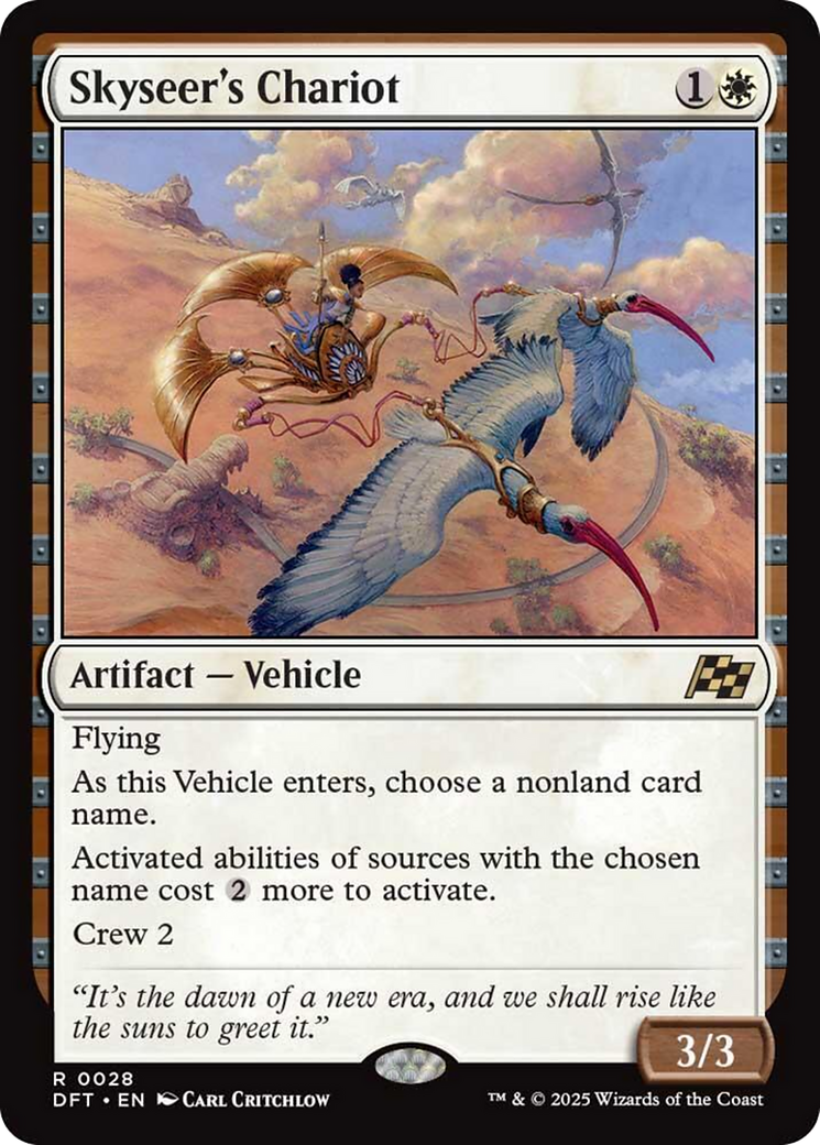 Skyseer's Chariot [Aetherdrift] Foil