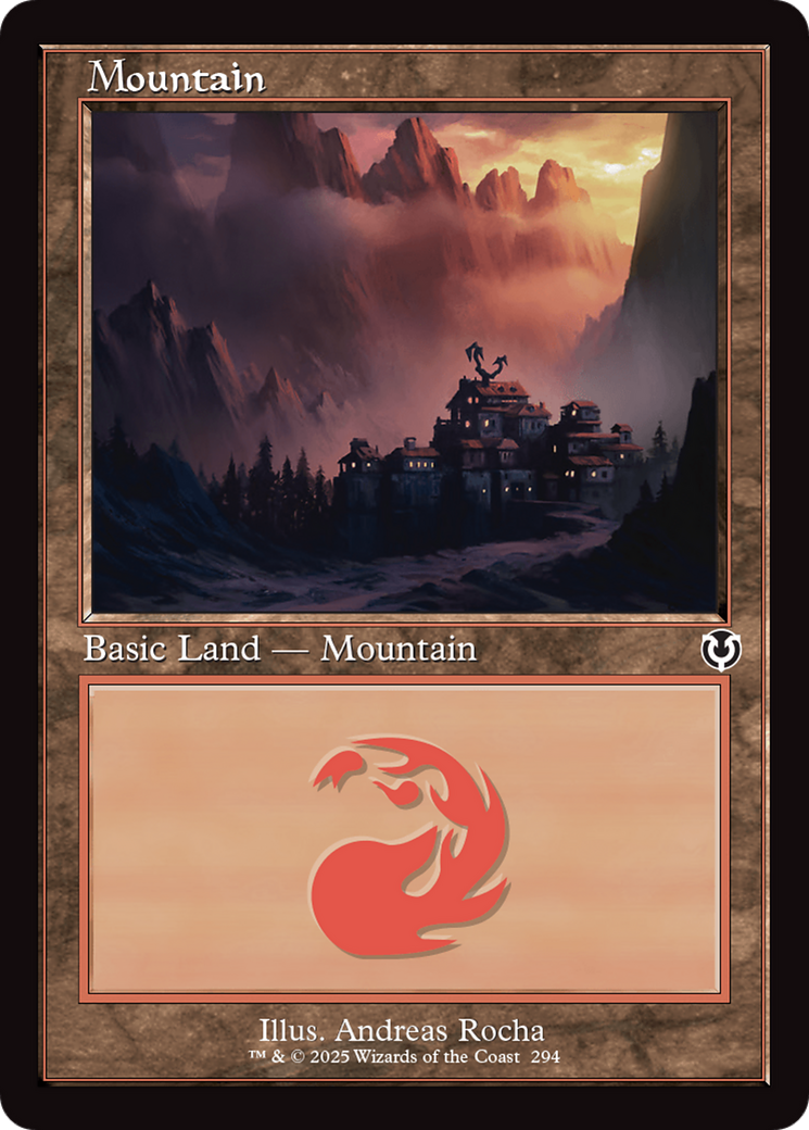 Mountain (294) (Retro Frame) [Innistrad Remastered] Foil