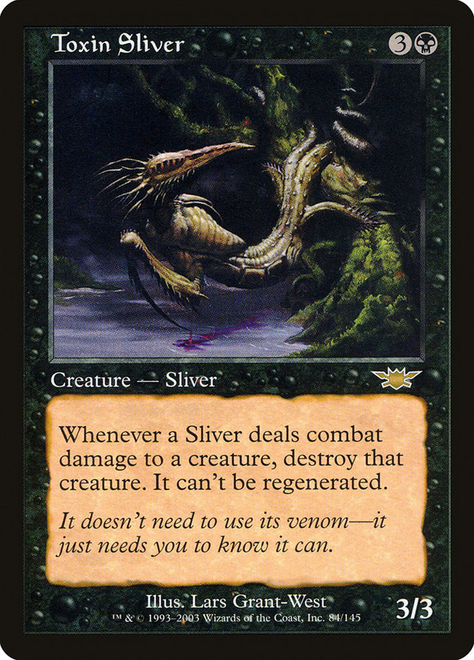 Toxin Sliver [Legions] Foil