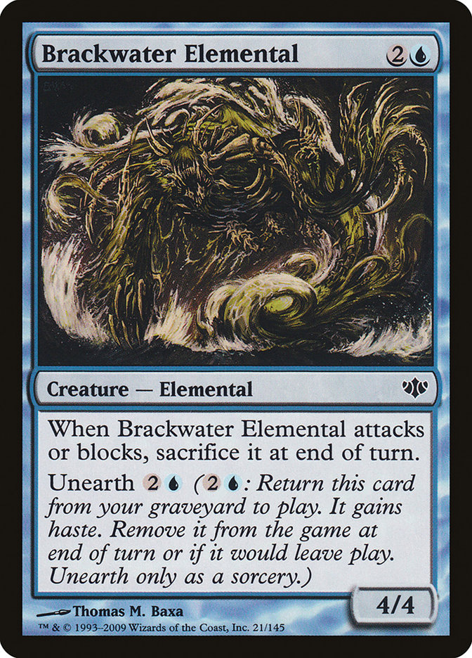 Brackwater Elemental [Conflux] Foil