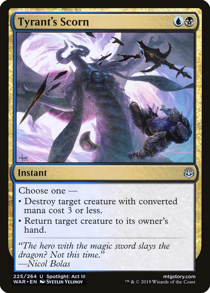 Tyrant's Scorn [War of the Spark] Foil