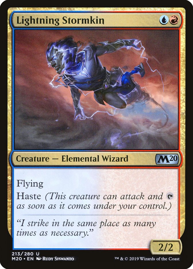 Lightning Stormkin [Core Set 2020] Foil
