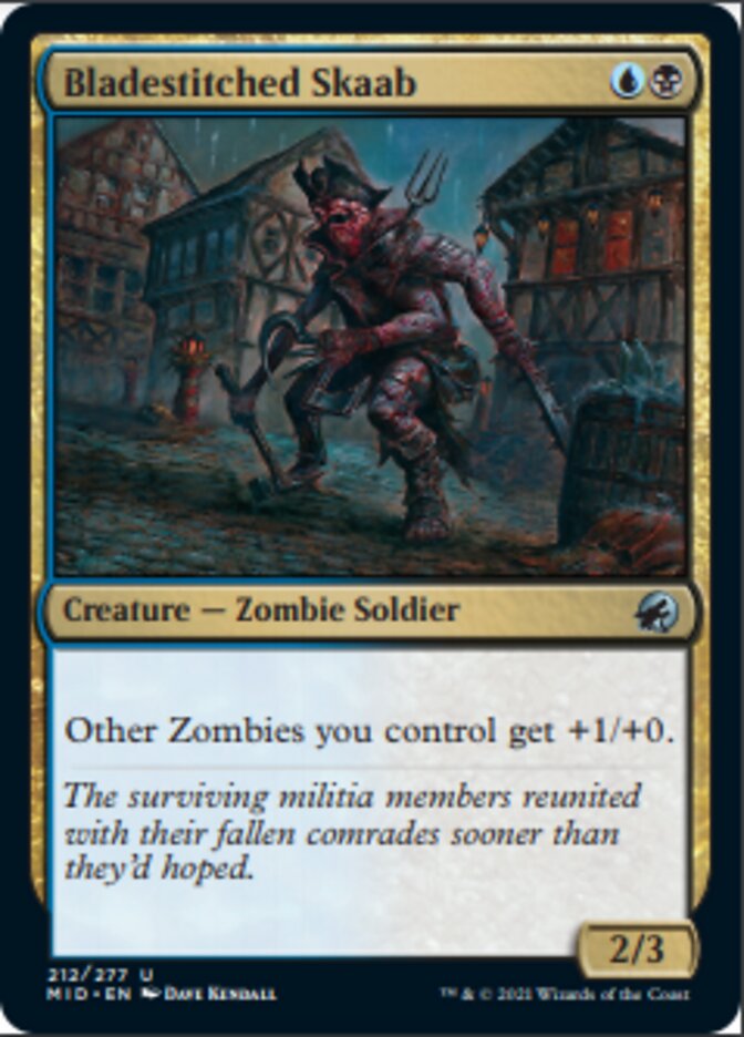 Bladestitched Skaab [Innistrad: Midnight Hunt] Foil