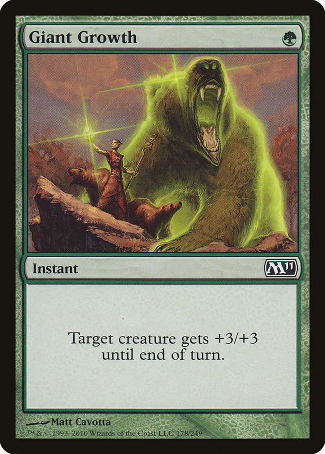 Giant Growth [Magic 2011] Foil