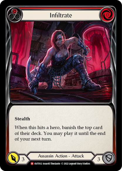 Infiltrate [OUT012] (Outsiders)  Rainbow Foil