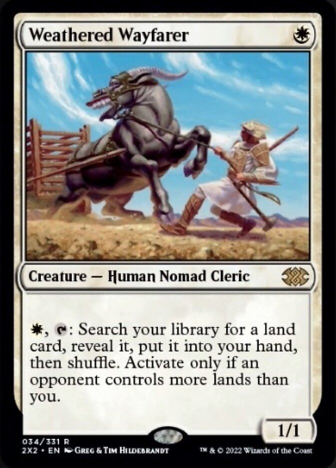 Weathered Wayfarer [Double Masters 2022] Foil