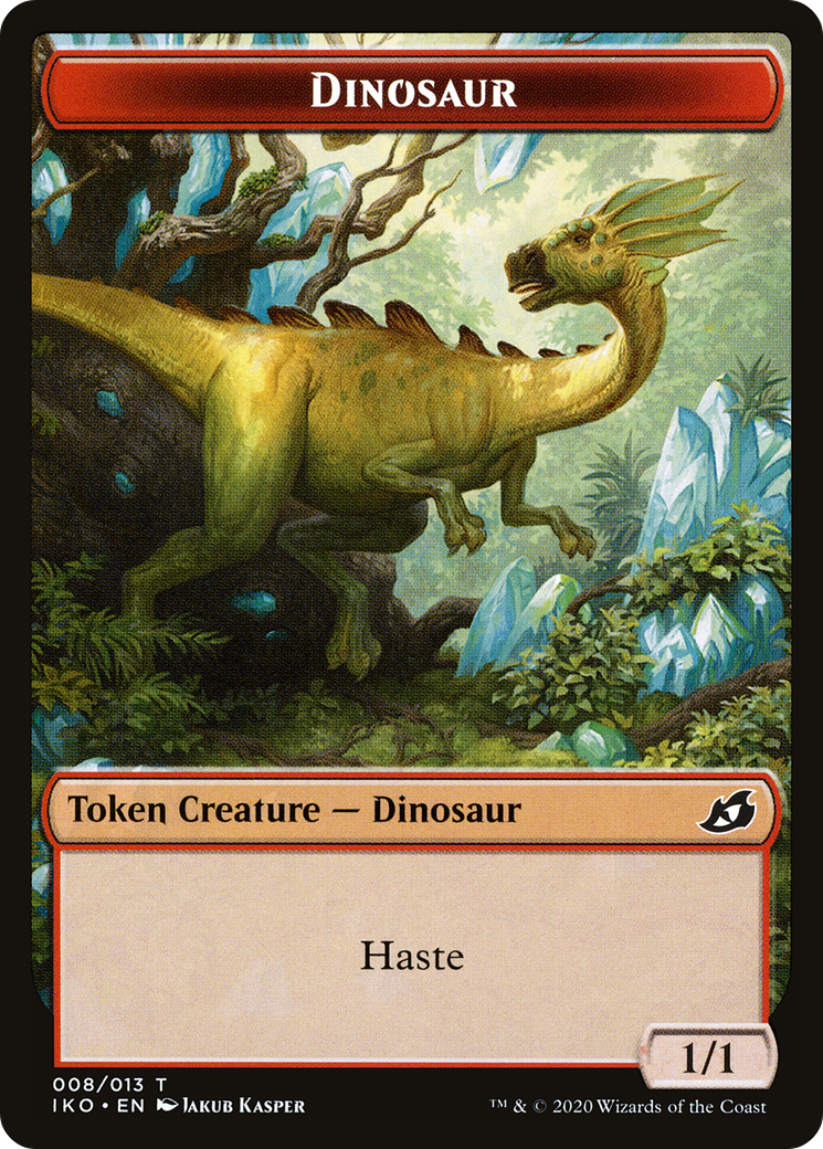 Dinosaur  [Ikoria: Lair of Behemoths Tokens] Foil