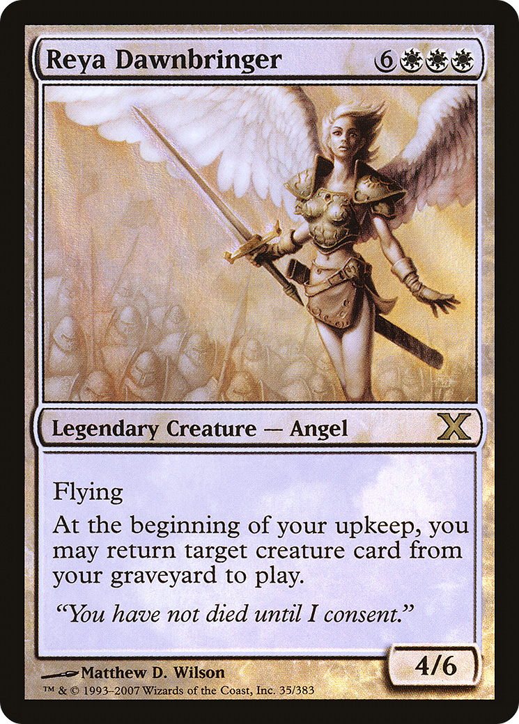 Reya Dawnbringer  [Tenth Edition] Foil