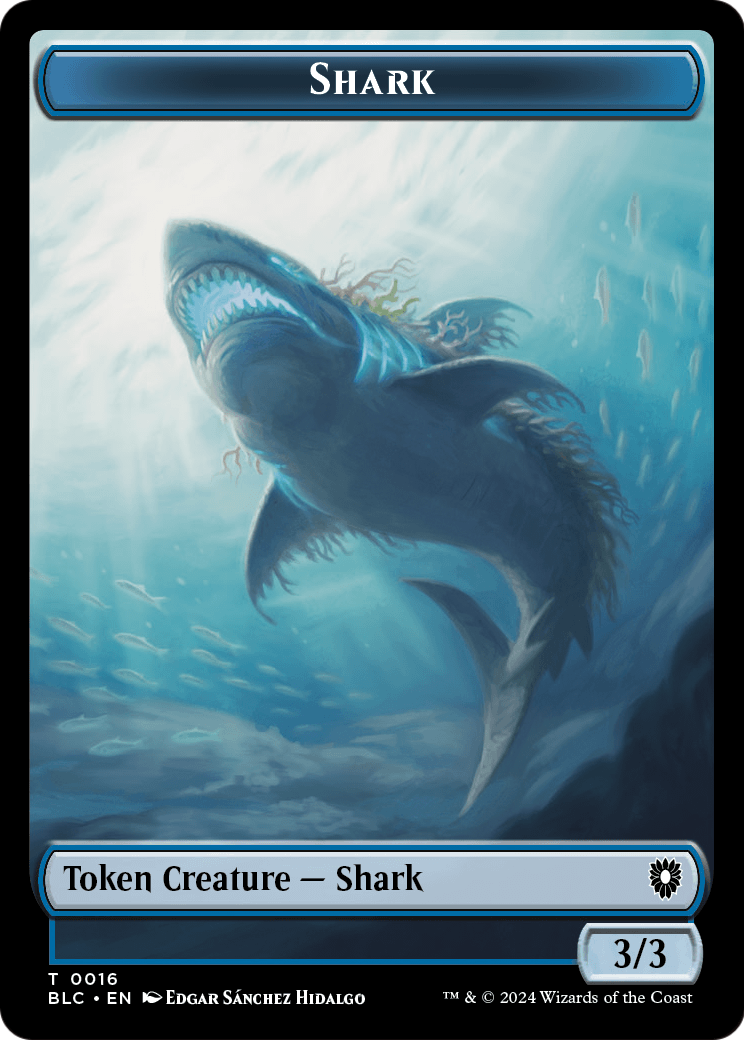 Shark  [Bloomburrow Commander Tokens]