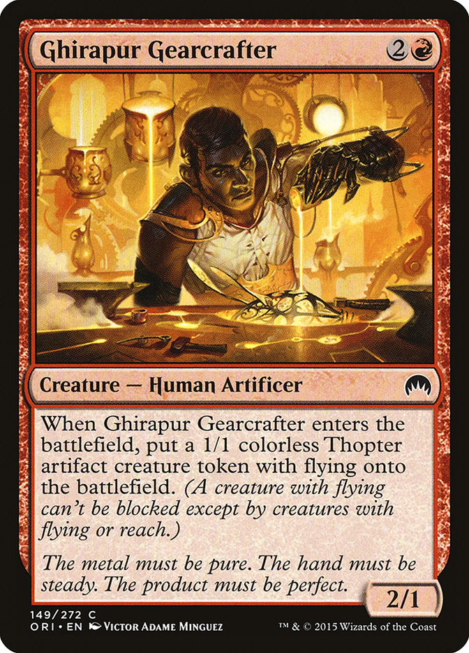 Ghirapur Gearcrafter [Magic Origins] Foil